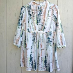 Maternity Liz Lange 3/4 Sleeve Blouse